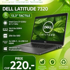 DELL LATITUDE 7320 Tactile