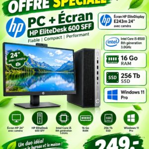 Ensemble pc plus  écran 24''